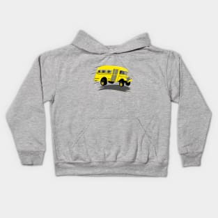 Back to School! A School Bus full of monkeys Kids Hoodie